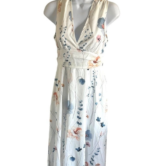 SHEIN Dresses & Skirts - Shein | White Floral Maxi Dress | NWOT